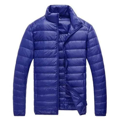 Buy Center Slim Fit Down Jacket - Lightweight Solid Color for Men - Buy Center UK