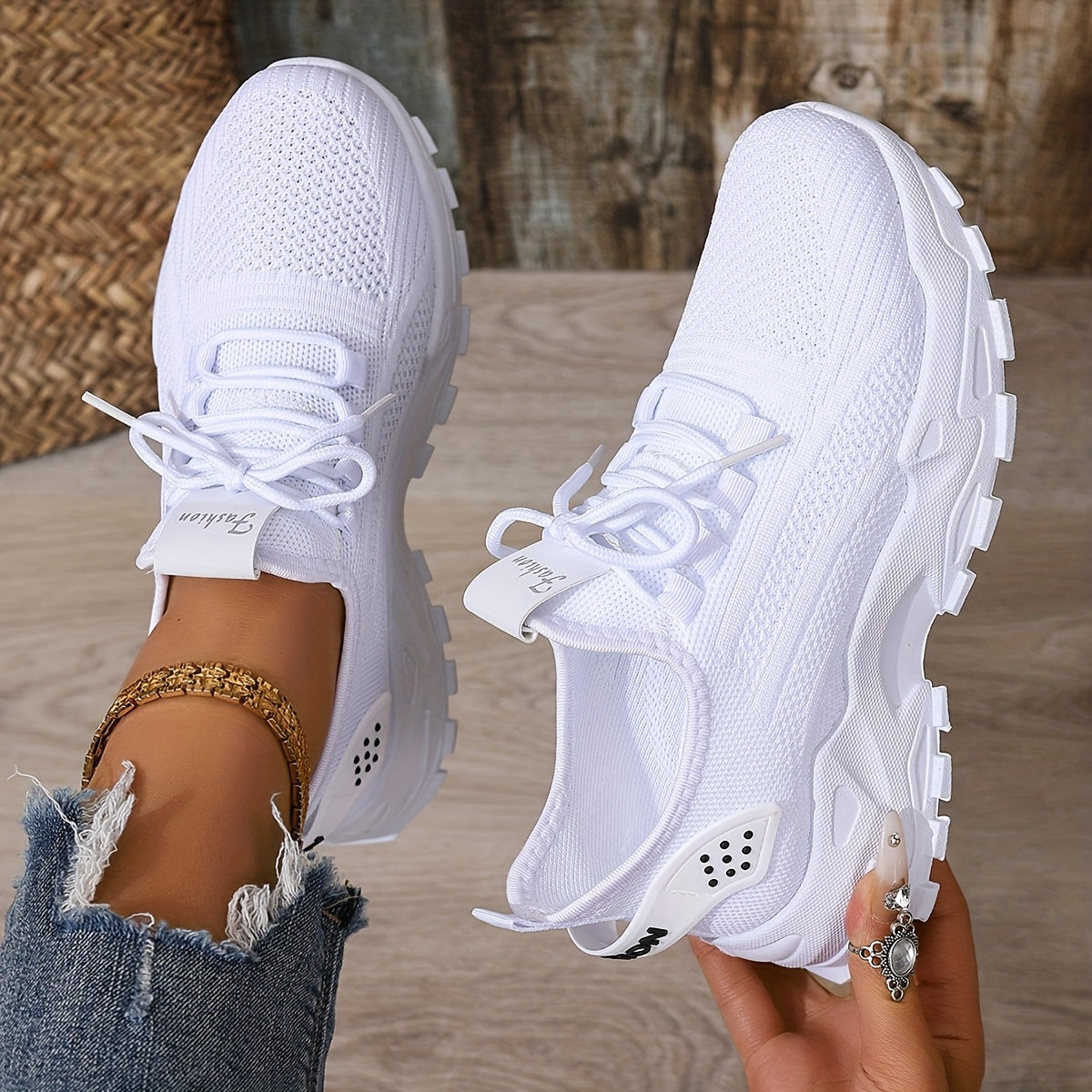 ZOSIVC Cheap womens shoes Sneakers for womenSlip on shoes for womenWhite shoes for women Black shoes for Women Comfortable Casual Shoes for Beach Vacation Camping and Casual Attire Summer Shoes  Casual Style  Mesh Upper Ladies SneakersThat