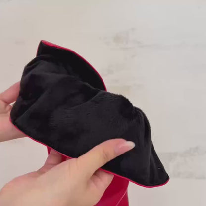 Stylish OvertheKnee Boots  Super High Chunky Heel Round Toe Soft Faux Leather Zipper Closure Plush Liner NonWashable Rubber Sole  US 3546 Foot Length 22528cm Fall Winter Collection 2024