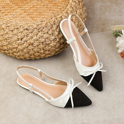 2025 New Comfortable PointedToe Sandals SlipOn Flat Shoes for Women